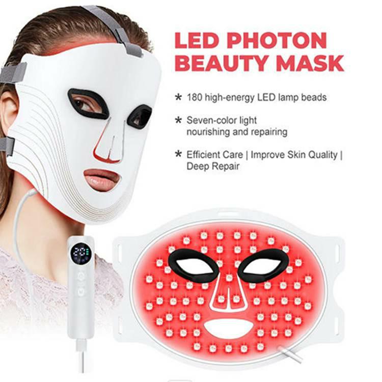 Qırmızı LED işıq terapiyası üz maskası
